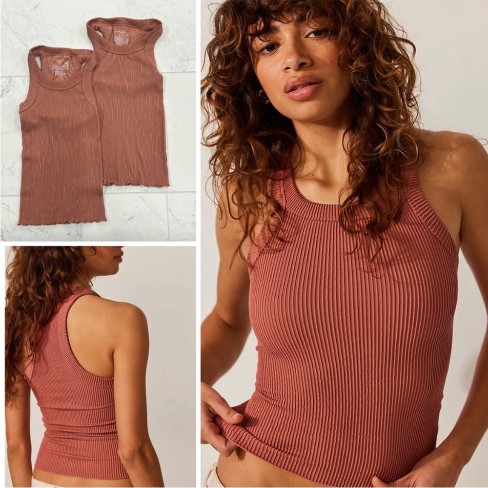 Free People Ribbed Seamless Tank - Picture 3 of 4